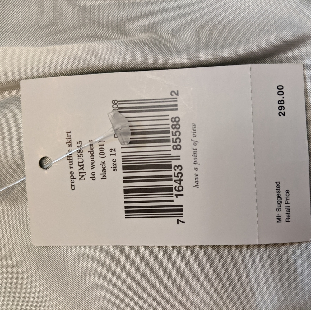 Kate Spade crepe ruffle skirt - Picture 7 of 8